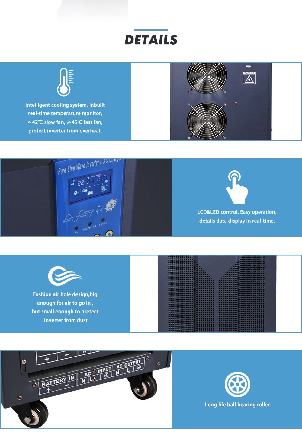 grid connect wind turbine inverter