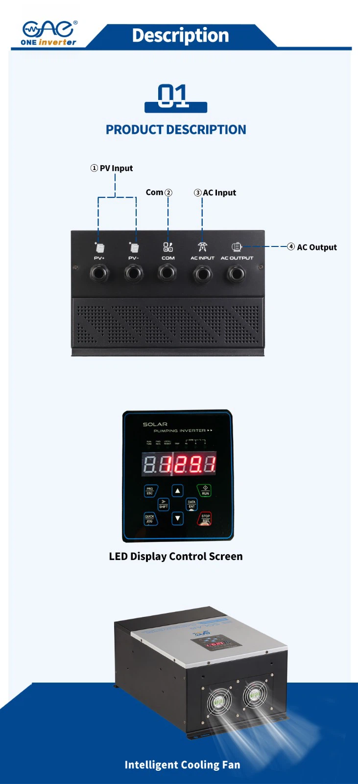 frequency pump inverter output